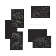 Load image into Gallery viewer, Mini Scratch & Scribble Art Kit: Monster Truck