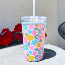 Load image into Gallery viewer, Coffee Cup Cover - Sage Bloom: Large / 24oz