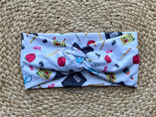 Load image into Gallery viewer, School Supplies Knit Twist Headband*