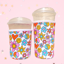 Load image into Gallery viewer, Cutie Cup Cover - Funky Floral: Large / 24oz