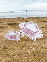 Load image into Gallery viewer, Hand Lettered Crab Sticker