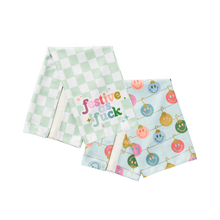 Load image into Gallery viewer, Smiley Ornaments-Holiday Kitchen Towels
