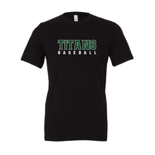 Load image into Gallery viewer, Titans Baseball port &amp; Co fan favorite tee-youth &amp; adult
