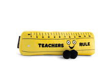 Load image into Gallery viewer, Teachers Rule Plush Ruler  Teacher Gift Toy Funny Cute
