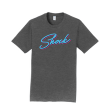 Load image into Gallery viewer, shock basketball tee- charcoal
