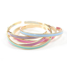 Load image into Gallery viewer, I Support Women's Rights and Wrongs Enamel Bangle Bracelet
