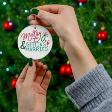 Load image into Gallery viewer, Engagement Christmas Ornament - Engaged Holiday Ornaments

