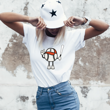 Load image into Gallery viewer, Baltimore baseball apparel-baseball friend-white
