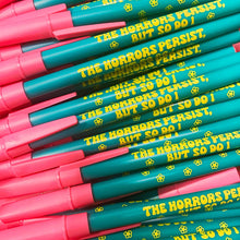 Load image into Gallery viewer, The Horrors Persist, But So Do I Retro Ballpoint Pen
