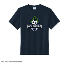 Load image into Gallery viewer, CCSC-WILDFIRE- Port and co fan favorite adult tee- Navy
