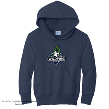 Load image into Gallery viewer, CCSC-WILDFIRE- Port and co unisex adult hoodie-navy
