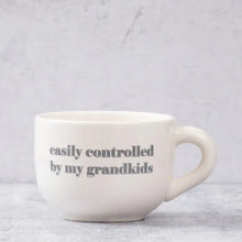 Load image into Gallery viewer, Grandkids Cappuccino Mug Dolomite 24 oz: White
