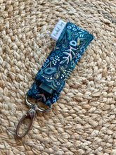 Load image into Gallery viewer, Rifle Paper Co. Teal and Blue Floral Lip Balm Holder
