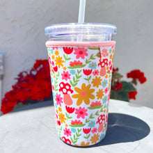 Load image into Gallery viewer, Coffee Cup Cover - Shrooms and Blooms: Large / 24oz
