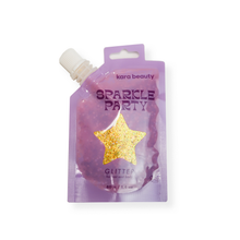 Load image into Gallery viewer, tangerine SPARKLE PARTY HAIR AND BODY GEL - SINGLE PACKS: TANGERINE SMILES
