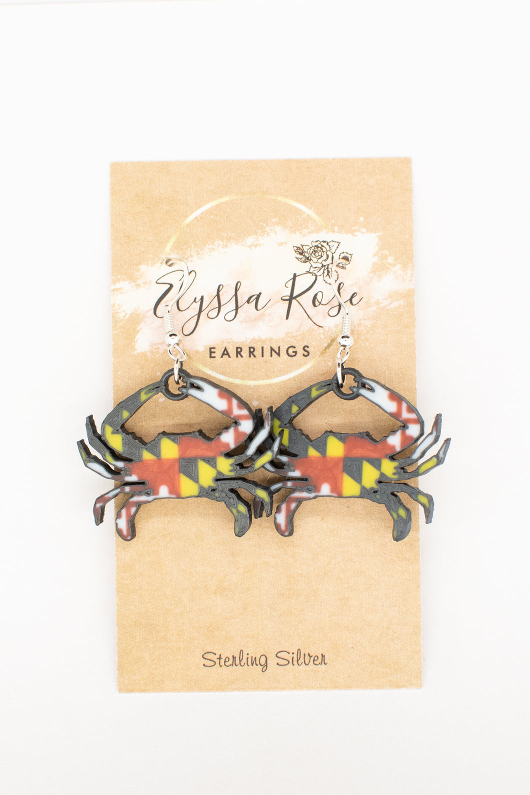Maryland Crab Earrings
