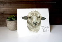 Load image into Gallery viewer, Thank Ewe Sheep Card
