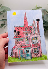 Load image into Gallery viewer, "Happy Haunted House" giclee print
