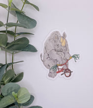Load image into Gallery viewer, "Rhino on a Trike" stickers

