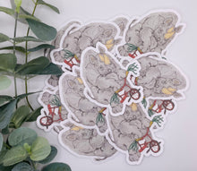 Load image into Gallery viewer, "Rhino on a Trike" stickers
