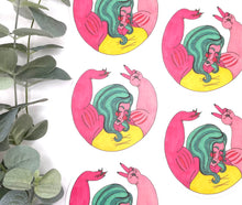 Load image into Gallery viewer, "Pink Lady" stickers
