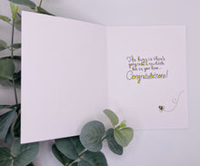 Load image into Gallery viewer, "New Little Bee" greeting card
