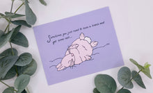 Load image into Gallery viewer, "Get Well Bunny" greeting card
