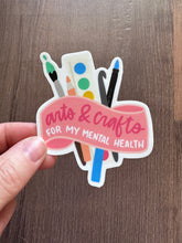 Load image into Gallery viewer, Mental Health Arts &amp; Crafts Sticker
