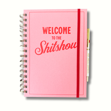 Load image into Gallery viewer, Welcome To The Shit Show Journal (funny, gift, notebook)
