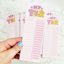 Load image into Gallery viewer, Matte Bookmark, My TBR Writable with Ratings

