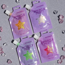 Load image into Gallery viewer, tangerine SPARKLE PARTY HAIR AND BODY GEL - SINGLE PACKS: TANGERINE SMILES
