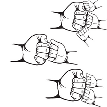 Load image into Gallery viewer, Fist bump Father's Day Tee/Shirt
