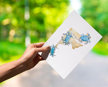 Load image into Gallery viewer, Maryland Blue - Watercolor Print
