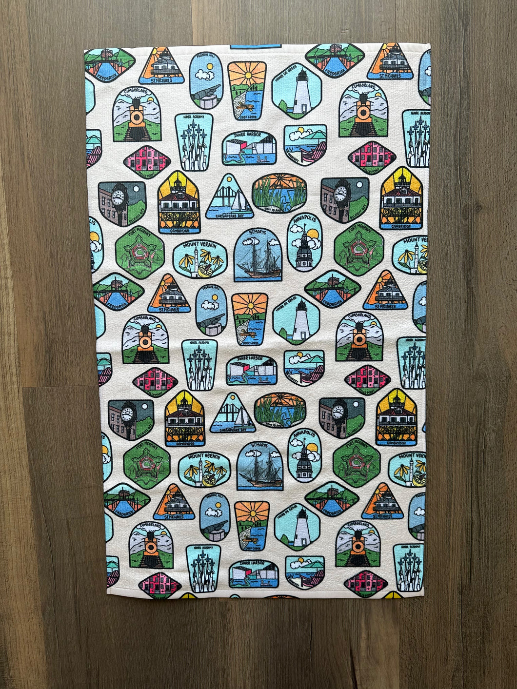 Maryland Badges Hand Towel