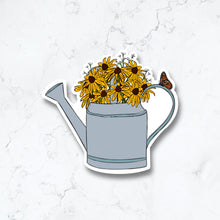 Load image into Gallery viewer, Black Eyed Susan Watering Can Sticker
