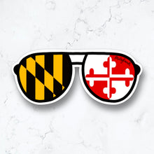 Load image into Gallery viewer, Maryland Sunglasses Sticker
