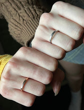 Load image into Gallery viewer, Hand stamped stainless ring
