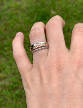 Load image into Gallery viewer, Hand stamped stainless ring
